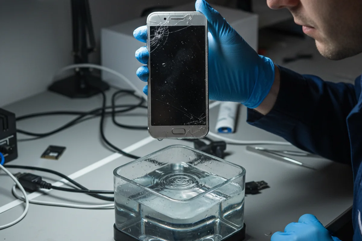 Sauvetage iPhone après liquide pour clients de Bellevaux Lausanne